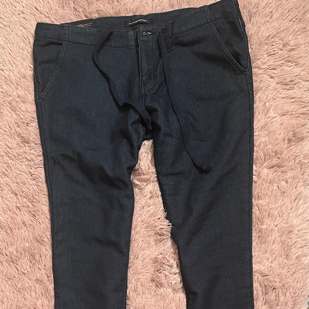 Brand New Flying Monkey Drawstring Jean Sweats
